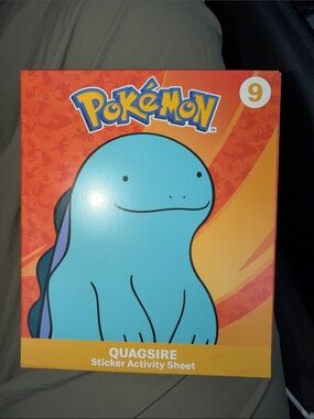 2025 McDonald’s Happy Meal Toy Pokémon #9 Quagsire SEALED Pack Card Stickers New